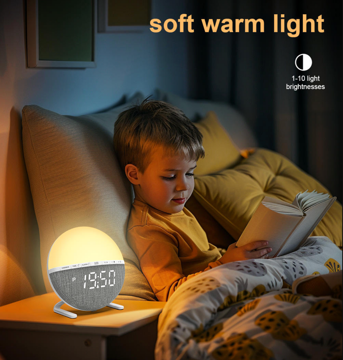 Smart Wake-Up Light & Digital Alarm Clock