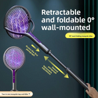 Rechargeable Retractable Electric Mosquito Swatter – 2-in-1 UV Insect Killer