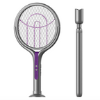 Rechargeable Retractable Electric Mosquito Swatter – 2-in-1 UV Insect Killer