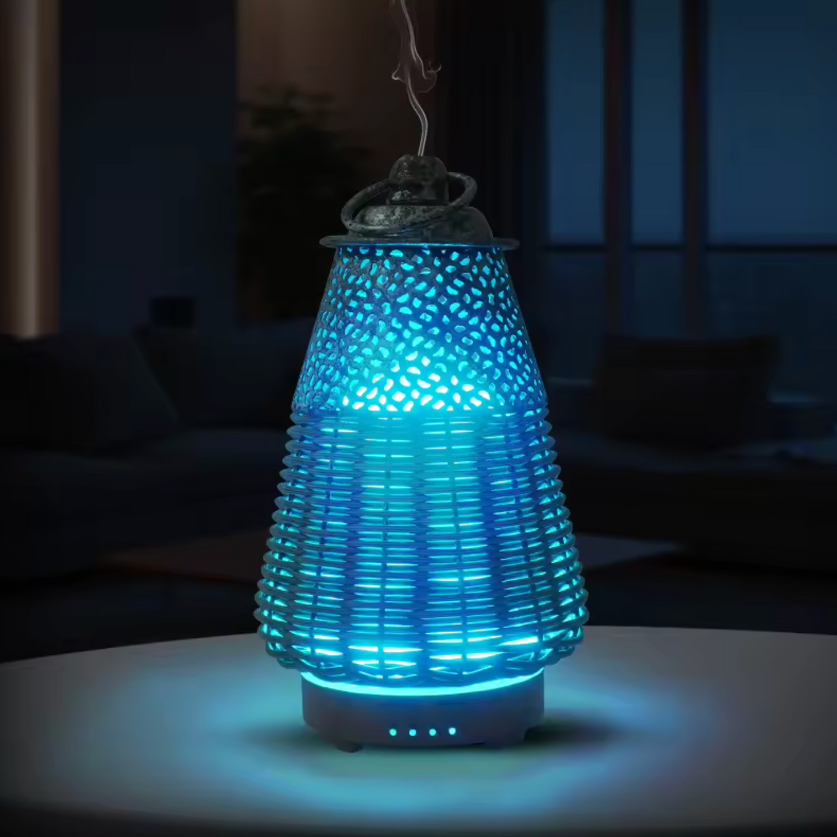 Portable Ultrasonic Aroma Diffuser & Humidifier with LED Light
