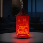 Portable Ultrasonic Aroma Diffuser & Humidifier with LED Light