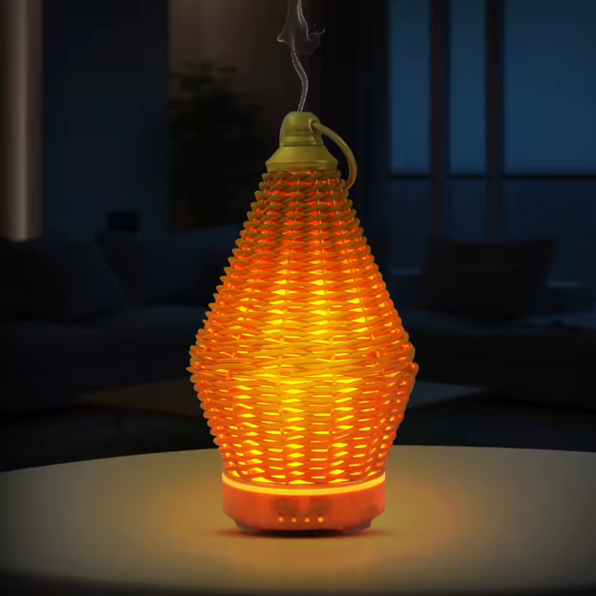 Portable Ultrasonic Aroma Diffuser & Humidifier with LED Light