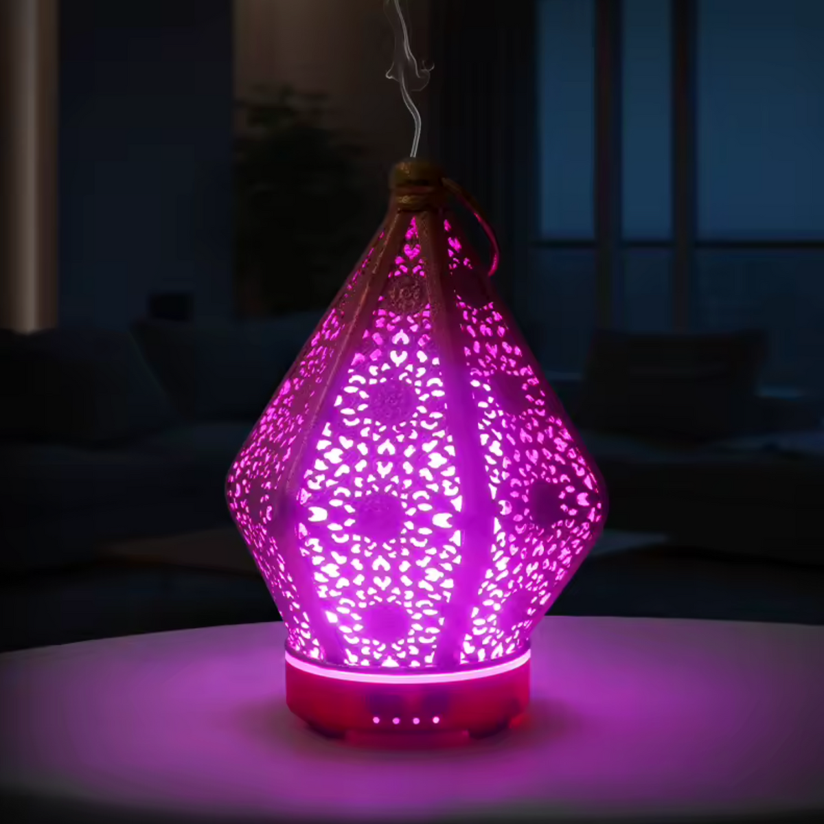 Portable Ultrasonic Aroma Diffuser & Humidifier with LED Light